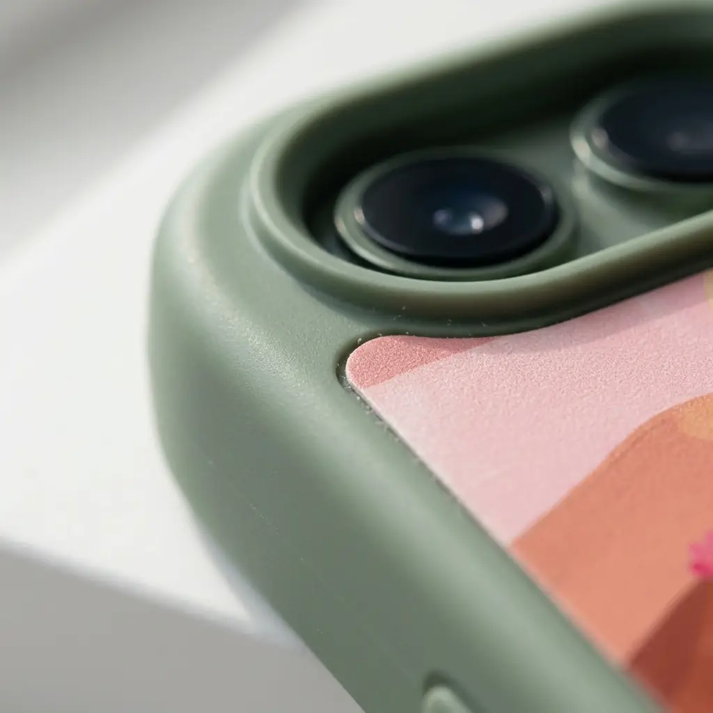 Desert Bloom Case, close-up of the finish