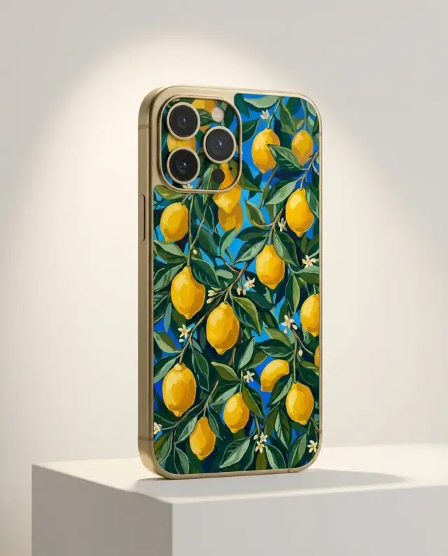 Lemon Grove Case, shown on a gallery plinth