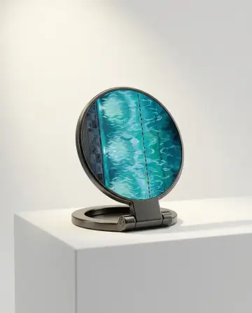 Night Swim Grip Stand, shown on a gallery plinth