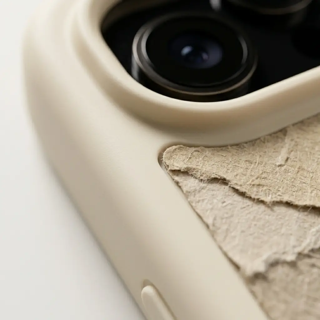 Paper Cut Case, close-up of the finish
