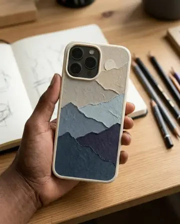 Paper Cut Case, in use