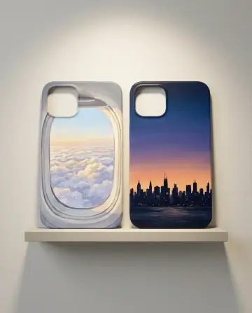 Sky Plate Set, shown on a gallery plinth