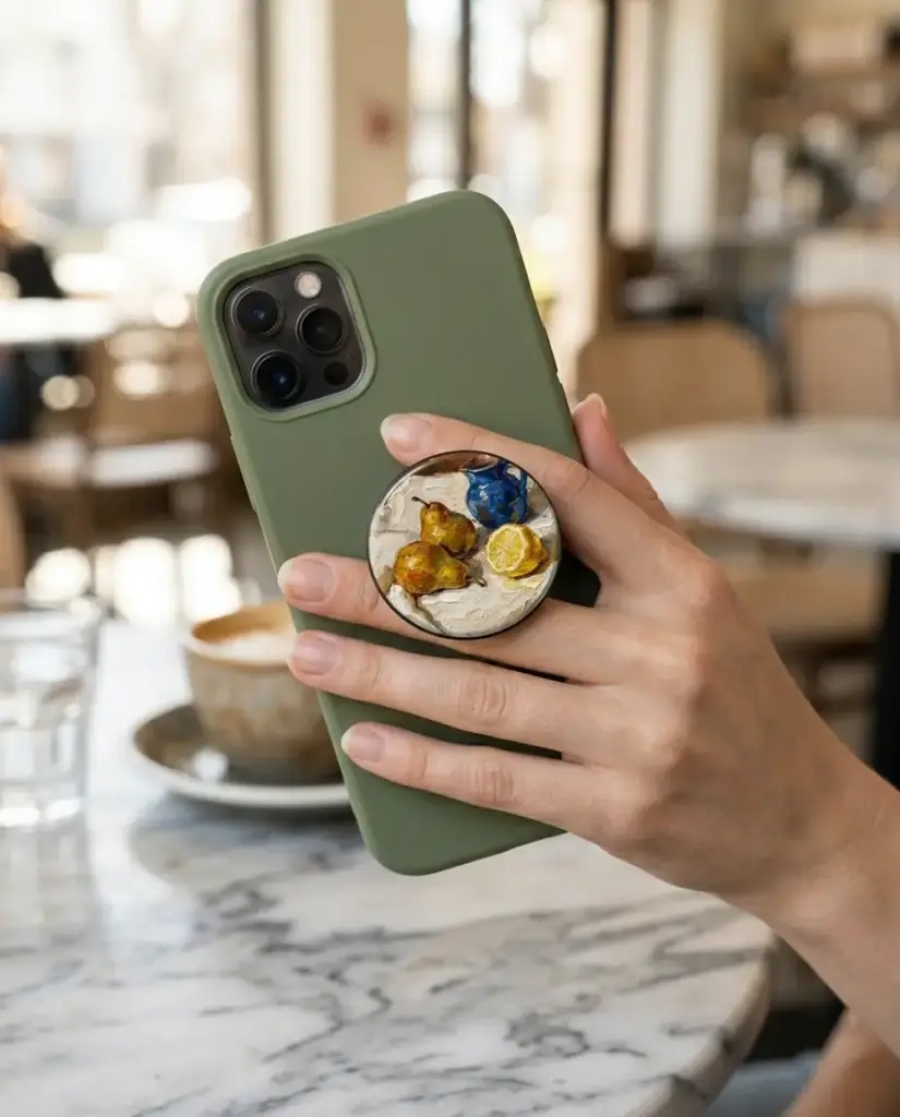 Still Life Grip Stand, in use
