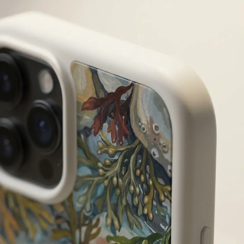 Tidepool Case, close-up of the finish