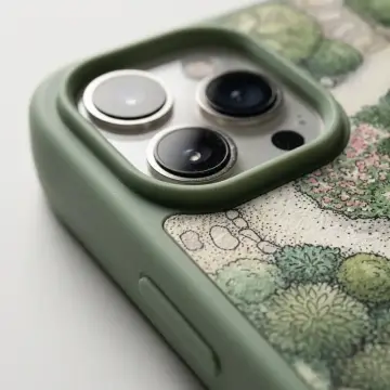 Tiny Garden Case, close-up of the finish