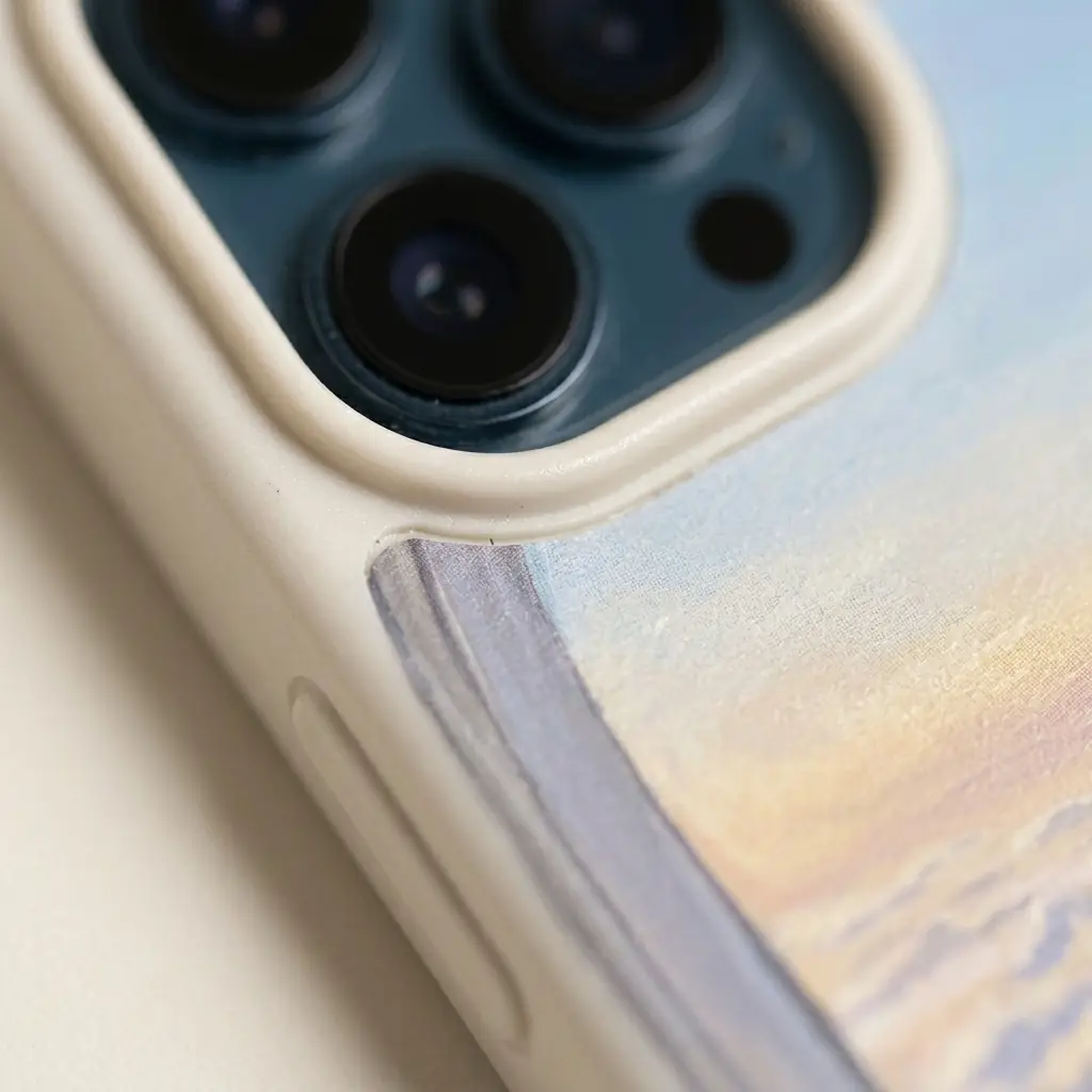 Window Seat Case, close-up of the finish